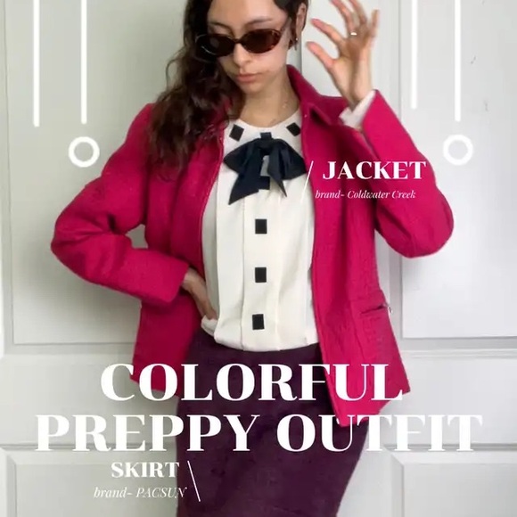 Vintage Tops - vintage black and white bow top rare find